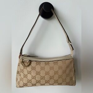 Gucci Abbey Shoulder Pochette Champagne Gold 💛
